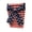 Bow D, variant on Ribbon Bow Patriotic Wreath Decoration, Independence Day Fabric Bow for Door Tree Garland, Red White Blue Star Pattern, Reusable Holiday Decor