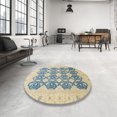 thumbnail image 3 of Ahgly Company Indoor Rectangle Abstract Light Slate Gray Oriental Area Rugs, 2' x 5', 3 of 6