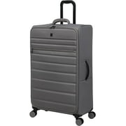 it luggage Accuracy 32" Softside Checked 8 Wheel Spinner, Grey Skin