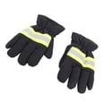 thumbnail image 4 of Guante de combate de Bomberos, Guantes de Rescate de Extracción Muñeca Elástica Multi -Propósito Reflectores Resistentes Al Calor Suave para Cocinar a la Barbacoa, 4 of 7