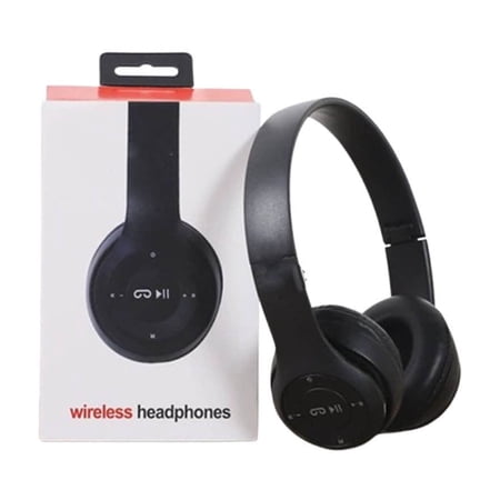 On-Ear Bluetooth Headphones with Microphone, Foldable Super Stereo Bass, Noise Cancelling Headphones, Wireless Earphones