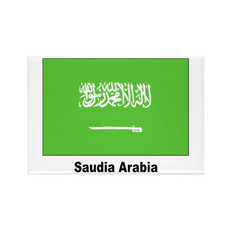 CafePress - Saudi Arabia Flag - Rectangle Magnet, 2"x3" Refrigerator Magnet