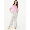 thumbnail image 2 of Free Assembly Girls Pull On Wide Leg Beach Pants, Sizes 4-18, 2 of 5