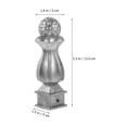 thumbnail image 4 of 2 Pcs Embouts de Remplacement pour Clôture Extérieure Décoration de Clôture, 4 of 6