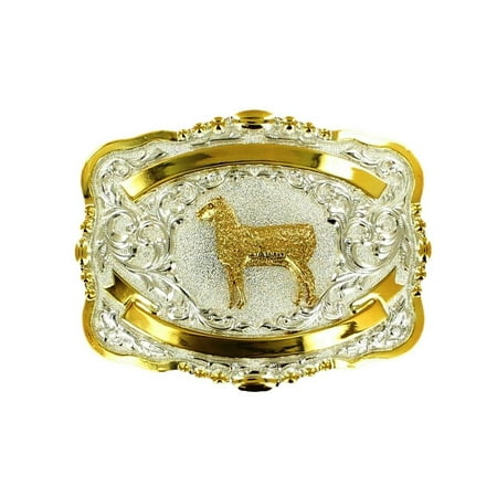 - Crumrine Western Belt Buckle Girls Boys Kids Sheep Silver Gold 385