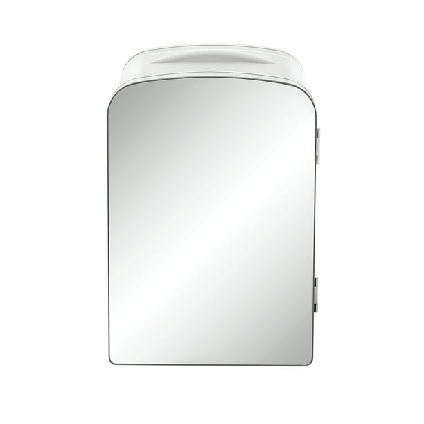 Chefman Mini Portable Mirror Personal Fridge White
