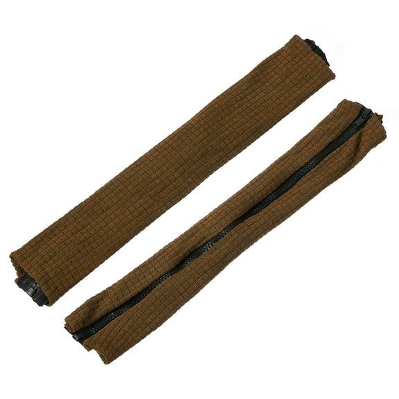 2pcs Office Chair Armrest Covers, Office Arm Rest Cover Protector Sleeve for Office Chair, Brown