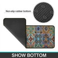 thumbnail image 6 of Brown Traditional Tile Pattern Kitchen Rugs Sets Of 2,Anti Fatigue Kitchen Mat Rugs Non Slip Washable,Decorative Kitchen Floor Mats for Kitchen,Sink,Laundry,17"X30"+17"X47", 6 of 7