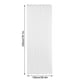thumbnail image 2 of Cortina semitransparente blanca hueca, cortina de panel de gasa de ventana transpirable para dormitorio, sala de estar, 1 pieza, 100x200cm Advancent LF0159-02B, 2 of 7