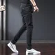 thumbnail image 5 of Pantalones de trabajo para hombre, pantalones vaqueros con bolsillos, pantalones vaqueros para hombre, elásticos, ajustados, informales, ajustados, ajustados, elegantes, sexys, tallas XS, 5 of 5