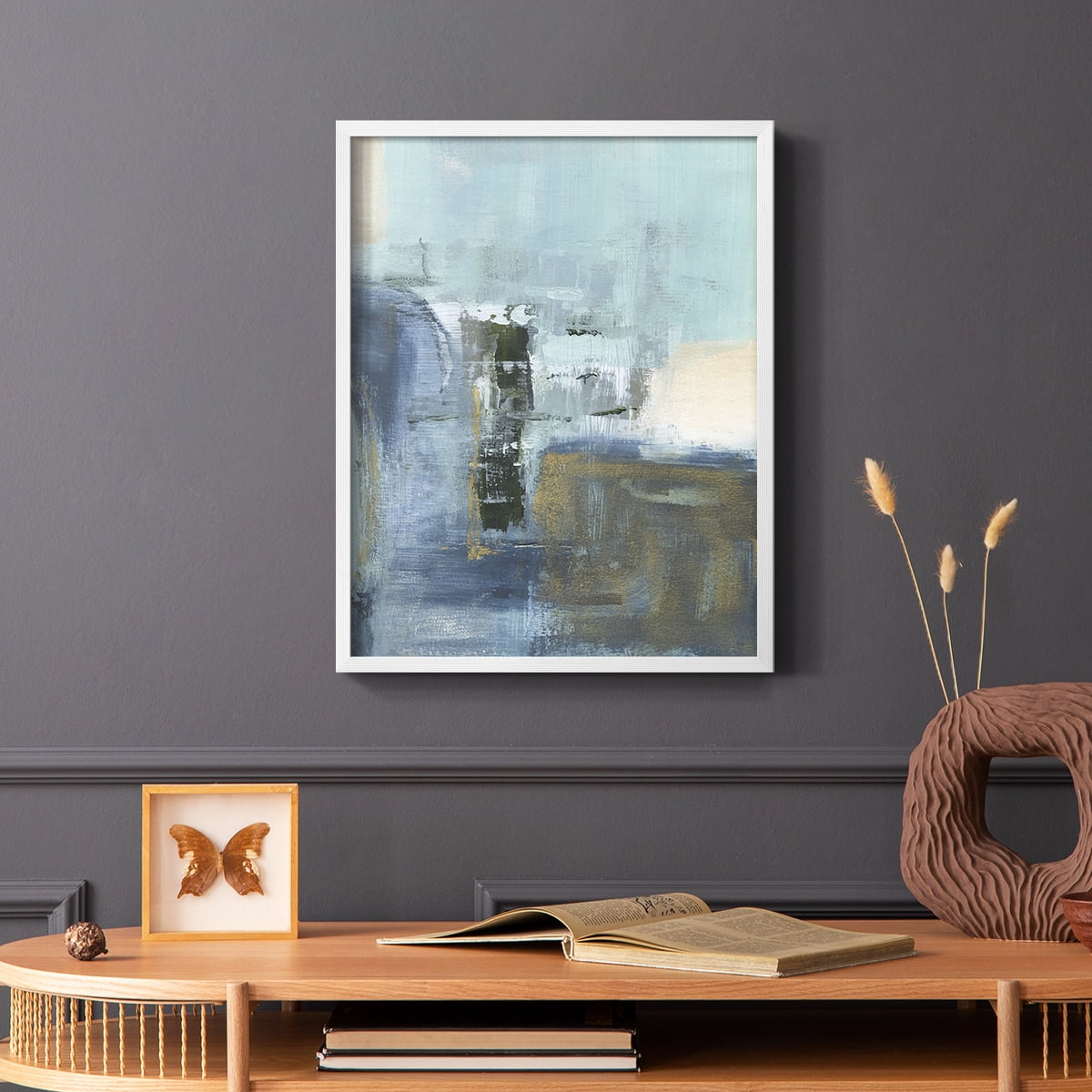Sand Pond Summer I in White Solid Wood 8 x 10 Framed Print