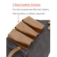 thumbnail image 5 of Perfehair Hair Stylist Tool Belt, Salon Hairdresser Barber Hair Tool Belt Bag-Denim Fabricas and Real Leather, 5 of 9