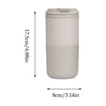 thumbnail image 3 of YYV 550ml Stainless Steel Insulated Travel Mug Double-Wall Vacuum Thermal Cup Direct-Drink Leak-Resistant Lid Portable Coffee Thermos for Office Car Camping Travel Gift, 3 of 6