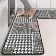 thumbnail image 2 of Kitchen Rugs Sets Of 2,Pioneer Flower Floral Print Pattern Anti Fatigue Kitchen Mat Rugs Non Slip Washable,Decorative Kitchen Floor Mats for Kitchen,Sink,Laundry,17"x47"+17"x47", 2 of 5