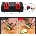 thumbnail image 2 of Afilador de cuchillos eléctrico de 3 etapas profesional, afilador de tijeras para el hogar y chef, cuchillos de cocina, cuchillos rectos para cuchillos de cocina, S Feliz Sencillez, 2 of 4