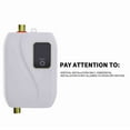 thumbnail image 6 of Tankless Water Heater under $5! CQCYD 110V Instant Water Heater, Under Sink Tankless Water Heater, Electric Point of Use Water Heater for Kitchen Bathroom, LCD Digital Display, Hot Water Heater for, 6 of 9