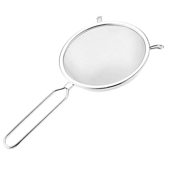 Masteelf Stainless Steel Mesh Strainer, Fine Mesh Strainer With Handle, Kitchen Strainers Fine Mesh Sieve Strainer For Rice Quinoa Pasta Noodle,10 Inches