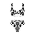 thumbnail image 4 of Daiia Nautical Anchors1 Women's Bikini Set Two Piece Swimsuit High Waisted Bikini Adjustable Straps Bikini Perfect for Beach, Pool, and Summer Vacation-XX-Large, 4 of 9