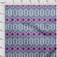 thumbnail image 2 of oneOone Cotton Flex Fabric Geometric Ikat Printed Fabric 1 Yard 40 Inch Wide, 2 of 4