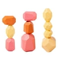 thumbnail image 4 of HILABEE Wooden Balancing Stacking Stones Rocks Sorting and Stacking Games Early Learning 10 pcs, 4 of 8