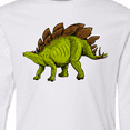 thumbnail image 4 of Inktastic Smiling Stegosaurus Long Sleeve Youth T-Shirt, 4 of 5