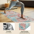 thumbnail image 4 of Pink Paisley and Floral Pattern Hot Yoga Mat Towel Non Slip for Hot Yoga - Quick-Drying Yoga Mat Cover with 4 Corner Pockets with Travel Bag - Hot Yoga Towel Non Slip 74"x26", 4 of 6
