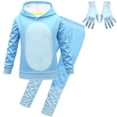 thumbnail image 1 of Disfraz de Halloween para niños, ropa de Cosplay de Anime Bingoed, pantalones de manga larga, máscara, guantes, encantador, carnaval, fiesta, 1 of 4