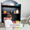thumbnail image 6 of Delta Children Reese 3-Shelf Bookcase, Ebony/Natural, 6 of 7