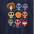 thumbnail image 3 of Coco - Musical Skulls - Toddler And Youth Crewneck Fleece Sweatshirt, 3 of 5