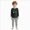 A49-Black, variant on 8-9Years Child Boys Dinosaur Construction and Panda Graphic Long Sleeve Pajama Set,2-Piece Sleepwear Loungewear