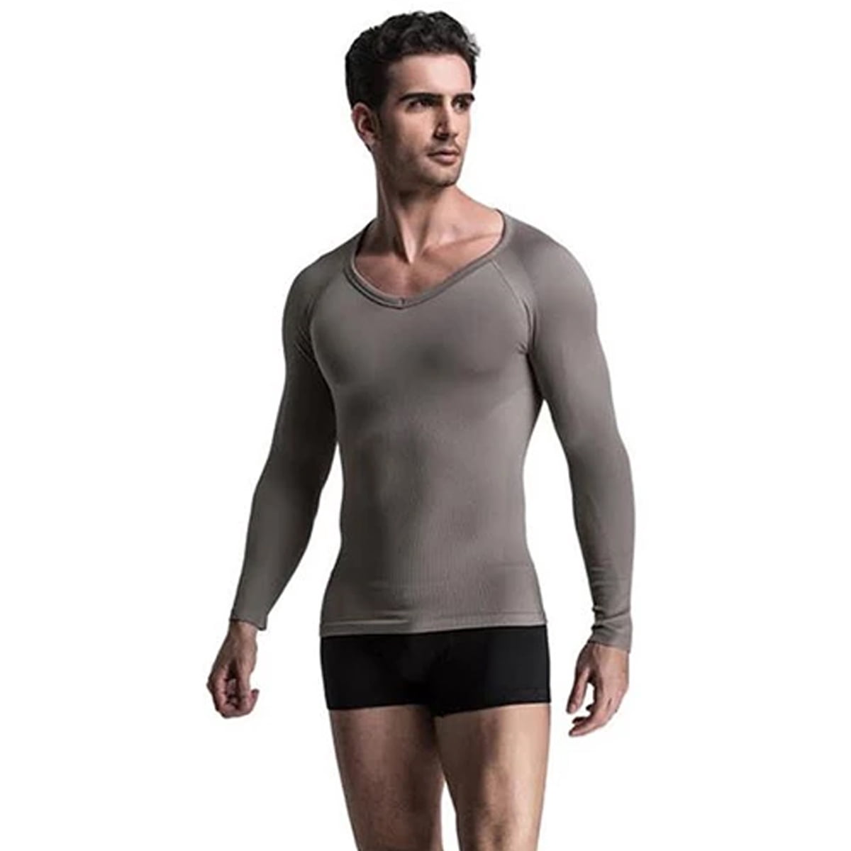 Mens Compression Slimming Long Sleeve Shirt