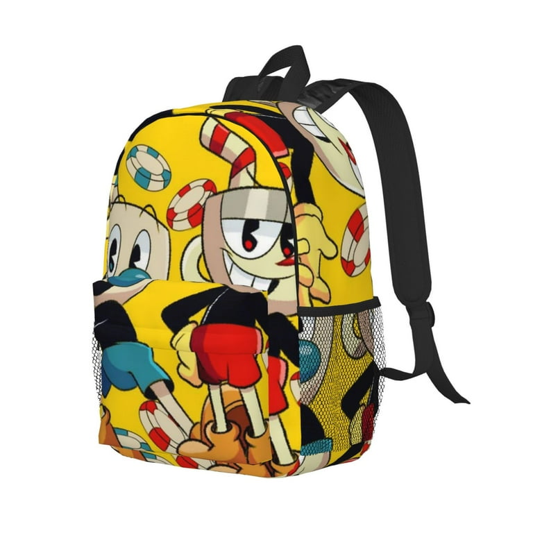 Cuphead Mugman Brother Backpack Shoulders Schoolbag Bookbags Satchel Laptop Daypack Travel Bags For Women Men Boys Girls Walmart