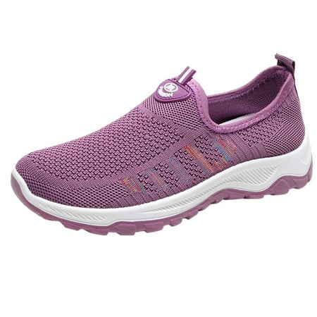 

cngelg All-Match Casual Shoes Soft-Soled Breathable Flying Woven Sports Shoes High Summer Sandals Womens Casual Shoes Size 8 Wide Shoes for Women Dressy Casual