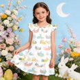 thumbnail image 2 of Shadoumai Girls Easter Dresses Size 6 Easter's Day Cartoon Rabbit Sleeveless Oversized Comfy Suspenders Princess Baby Girl Clothes Girl Dresses, 2 of 4