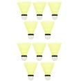 thumbnail image 1 of Z.Z Enterprises Badminton Nylon Shuttlecock Jaune Usage Intensif, Durable / Lot de 10, 1 of 2