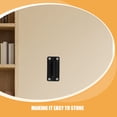 thumbnail image 4 of 2 juegos de clips de barrera de cinturón retráctiles montados en la pared, clips de receptor de barrera de seguridad para control de multitudes, accesorios de cinta de precaución para construcción, 4 of 8