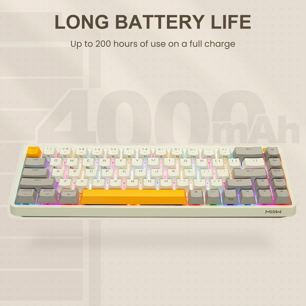 XIAOMI MIIIW Z680 68 Keys 65% Mechanical Keyboard Gateron G Pro XIAOMI MIIIW Z680 68 Keys 65% Mechanical Keyboard Gateron G Pro