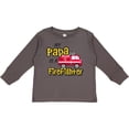 thumbnail image 3 of Inktastic My Papa is a Firefighter with Fire Truck Boys or Girls Long Sleeve Toddler T-Shirt, 3 of 5