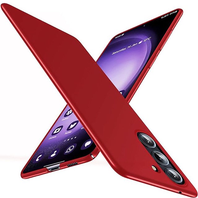 Luxury Matte Ultra Thin Hard Back Case Cover For Samsung Galaxy S23 S21 FE S22 Plus Ultra PC Solid Color Shell S 23+ 22 21 23FE