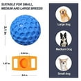 thumbnail image 6 of Dog Squeaky Balls, Indestructible Dog Toys for Aggressive Chewers, Durable Tough Chew Toys for Dogs, Natural Rubber Dog Balls for Aggressive Chewers Large Medium Breed, Interactive Dog Toy, 6 of 8