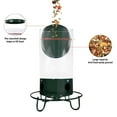 thumbnail image 3 of AZXY Clear Tube Bird Feeder, Hanging Wild Bird Seed Feeder for Outdoor Garden Yard, Large Capacity Weather-Resistant Easy Fill Clean Tube Feeder with Perches, Bird Feeding Station, 3 of 5