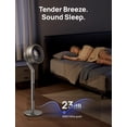 thumbnail image 3 of Dreo Ventilador de pedestal con control inteligente, altura ajustable de 40-44 pulgadas, ventiladores silenciosos de CC para dormitorio, ventilador oscilante omnidireccional de 120°+85°, flujo de aire, 3 of 5