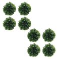 thumbnail image 2 of 8 Pcs Artificial Grass Ball Pendant Green Leaves Balls Fake Grass Ball Decor, 2 of 4