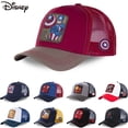 thumbnail image 2 of Gorra de béisbol de algodón Snapback de Minnie Mickey para hombres y mujeres de Disney, gorra de malla para papá, camionero, envío directo, nuevo hola suerte  unisex, 2 of 2