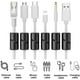 thumbnail image 5 of Clips de cable, ganchos adhesivos de silicona, soporte para cables de alimentación y cables Xemadio WMZL-1164-1, 5 of 7