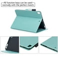 thumbnail image 7 of iPad 9.7 Case 2018/2017, iPad Air 1 2 Case, Allytech Retro PU Leather Embossed Flower Slim Protective Folio Stand Cards Holder Wallet Cover for Apple iPad 9.7" 6th/5th Gen, iPad Air 1 2, Green, 7 of 7