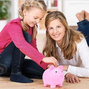Pink Best Piggy Banks For Toddlers Piggy Bank For Kids Unbreakable
