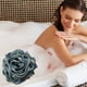 thumbnail image 5 of Esponja de baño Esponja Esponja Corporal Suave No Dispersiva Esponja Vegetal | Bola de baño exfoliante suave de dos tonos para pieles sensibles | Lujoso puff de ducha de espuma con lazo para colgar, 5 of 6
