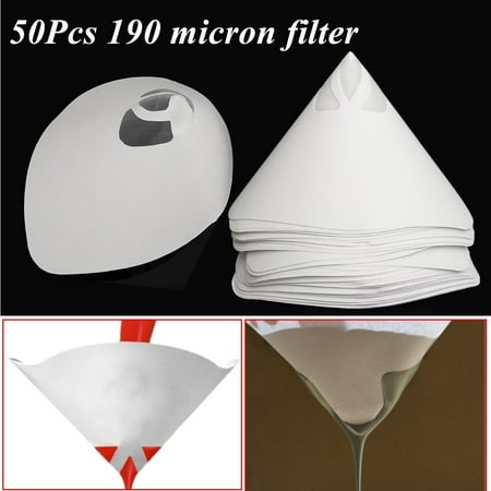 150pcs fine mesh paper 190 micron nylon paint filter strainers