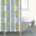 thumbnail image 4 of Pioneer Flower Floral Print Pattern Shower Curtain 72"x72", Bathroom Decorative Shower Curtain Set with 12 Hooks, Waterproof Washable, 4 of 6